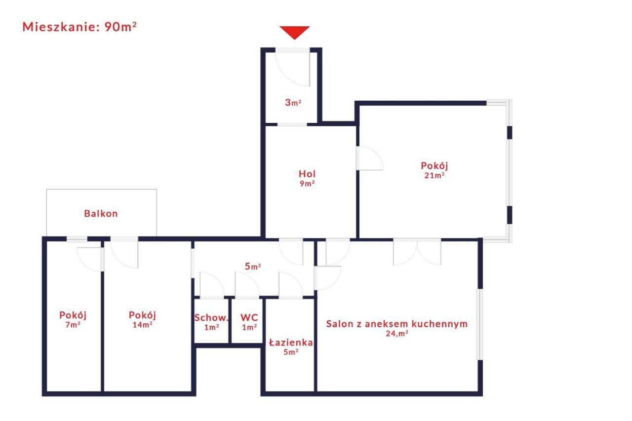 Tenement Apartment 90M2 City Center كراكوفيا المظهر الخارجي الصورة